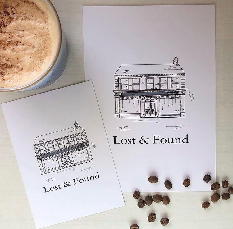Image of Lost & Found Coffee Print