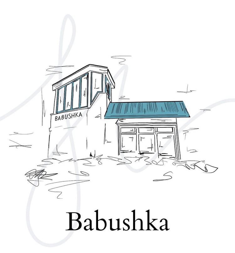 Image of Babushka Coffee Print