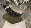 Fully Crystallised Spectacled Eider Duck Figurine