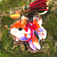 Image 1 of Cascabeles glitter epoxy keychain