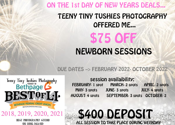 Image of NEW YEAR DEAL-  $75 OFF NEWBORN SESSIONS