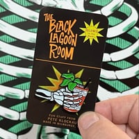 Image 1 of MAI TAI'D TIL HE DIED 1.75" Glow-in-the-Dark Enamel Pin