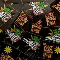 Image 4 of MAI TAI'D TIL HE DIED 1.75" Glow-in-the-Dark Enamel Pin