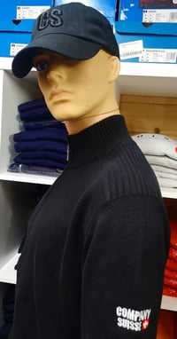 Image 2 of Regen Zip Neck Sweater