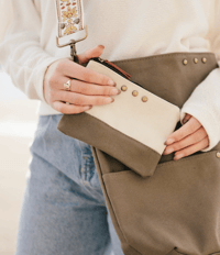 Image 1 of CANVAS HOBO WRISTLET