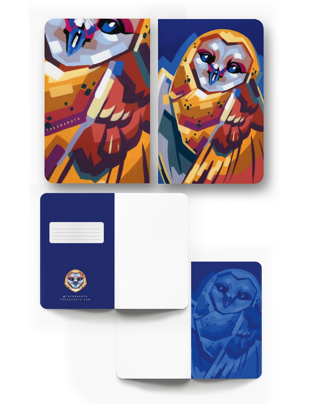 Soft-Cover Sketchbook - Owl
