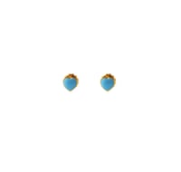 Image 2 of Sweet blue heart earring