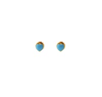 Image 2 of Sweet blue heart earring
