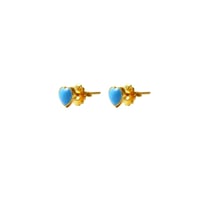 Image 3 of Sweet blue heart earring