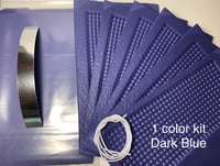 Dark Blue “biscuit tuck” DIY interior kit - Ready To Ship