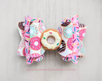 Image 2 of Sprinkled with Kindness Strawberry Donut Bows