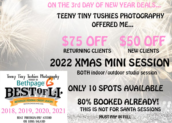 Image of BLACK FRIDAY - HOLIDAY MINI SESSION 2023!!!!!! ($100 OFF)