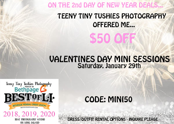 Image of VALENTINES DAY MINI SESSIONS- SATURDAY, JANUARY 29th