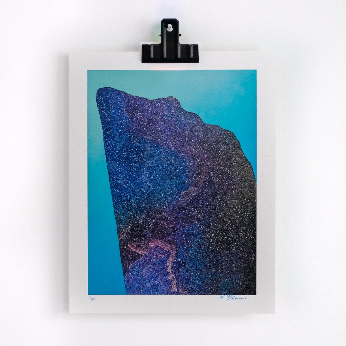 Image of BLUE SKYGLOW PRINT