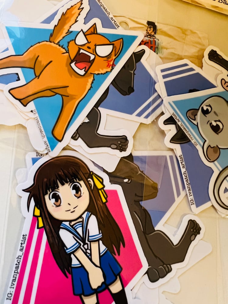 Image of Stickers- (Chibi) Fruits Basket