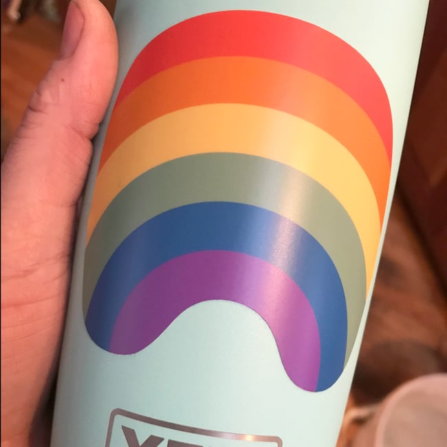 rainbow sticker 