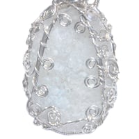 Image 3 of Anandalite Sterling Silver Filigree Handmade Pendant