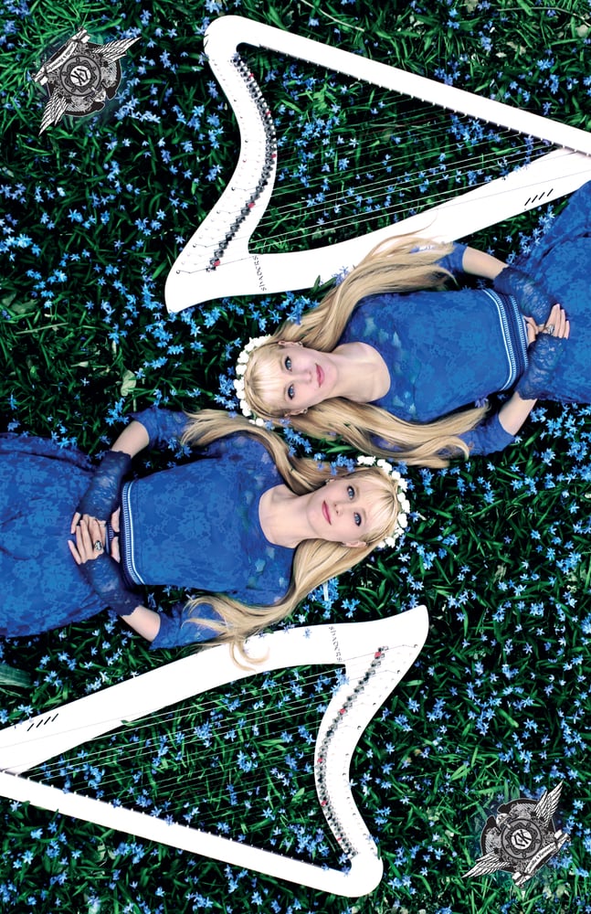 Image of Harp Twins - 4 Poster Collection (AUTOGRAPHED)