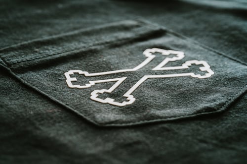 Image of Starko - Bones Pocket Tee (Deep Heather)