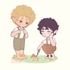 Samwise and Frodo Print
