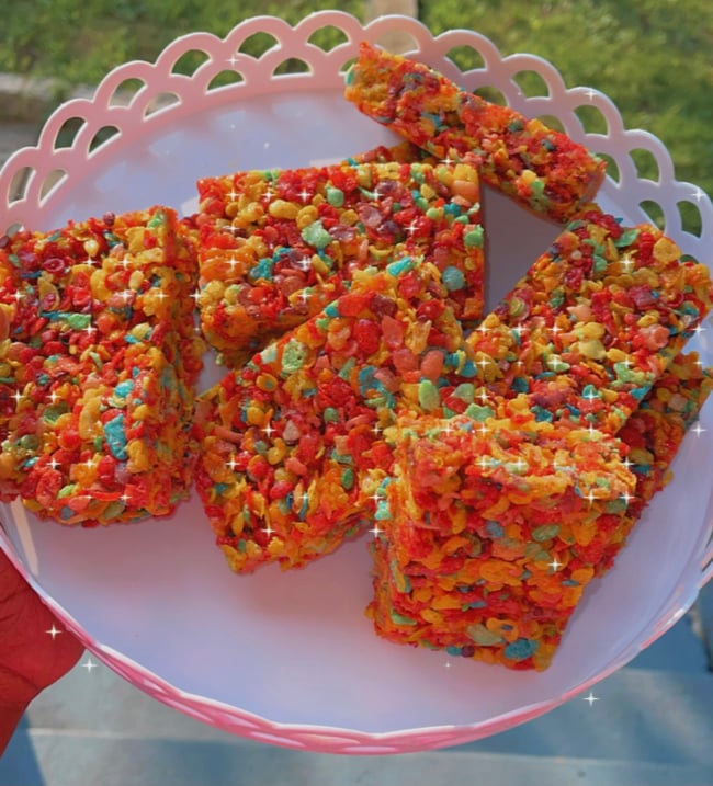 Fruity Pebbles Infused Cereal Bar (420)
