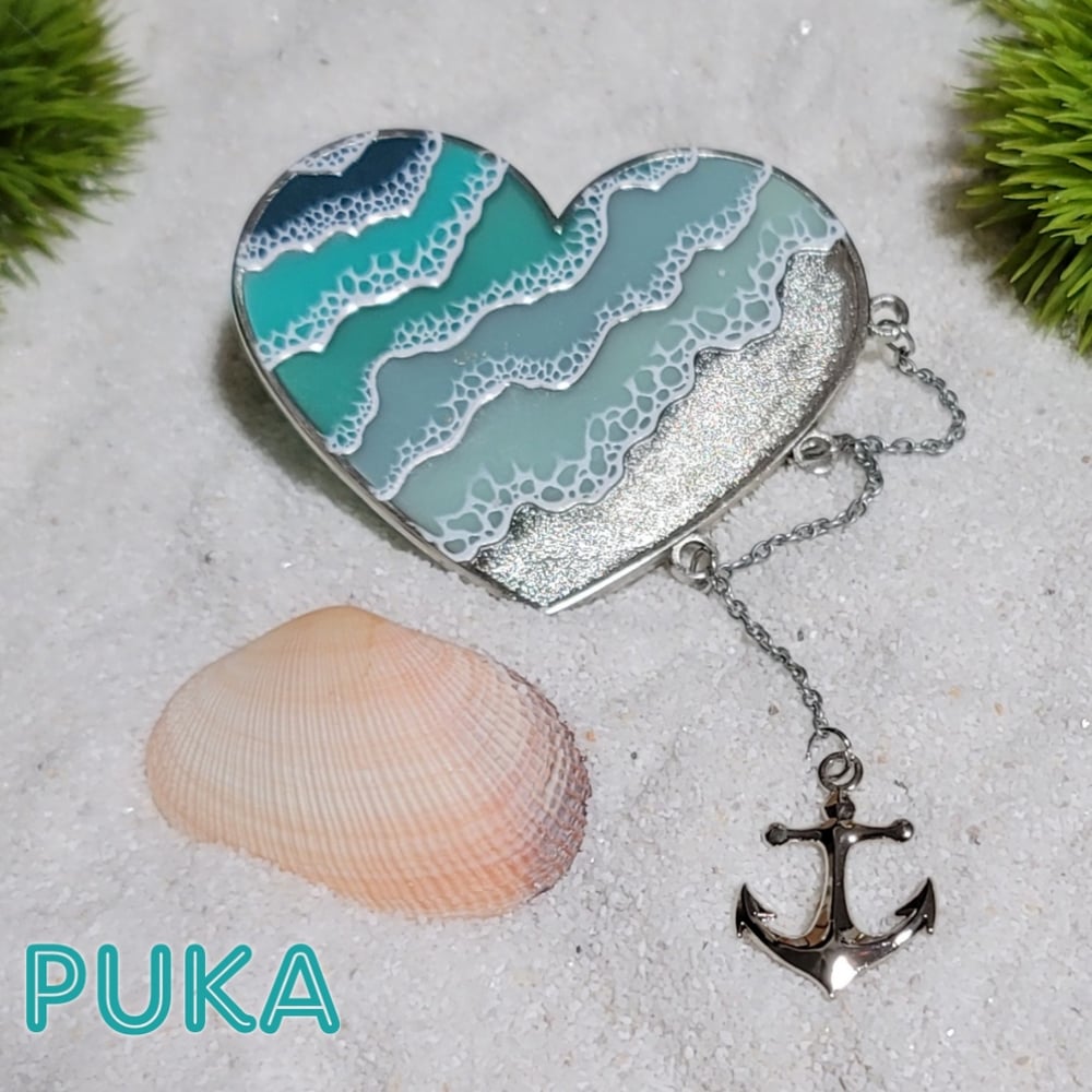 Heart of Moana Pākīpika (Pacific Ocean) Pins