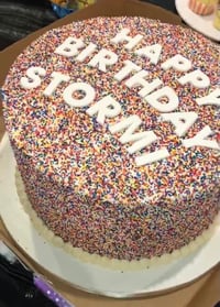Kylie Jenner Sprinkle Cake