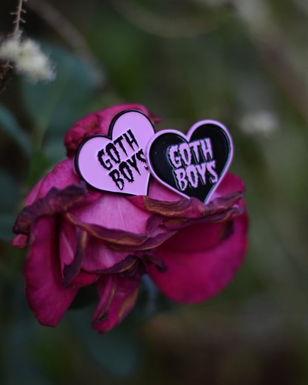Image of Goth Boys Enamel Pin