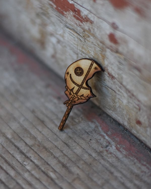 Image of Lollipop Sam Wooden Pin