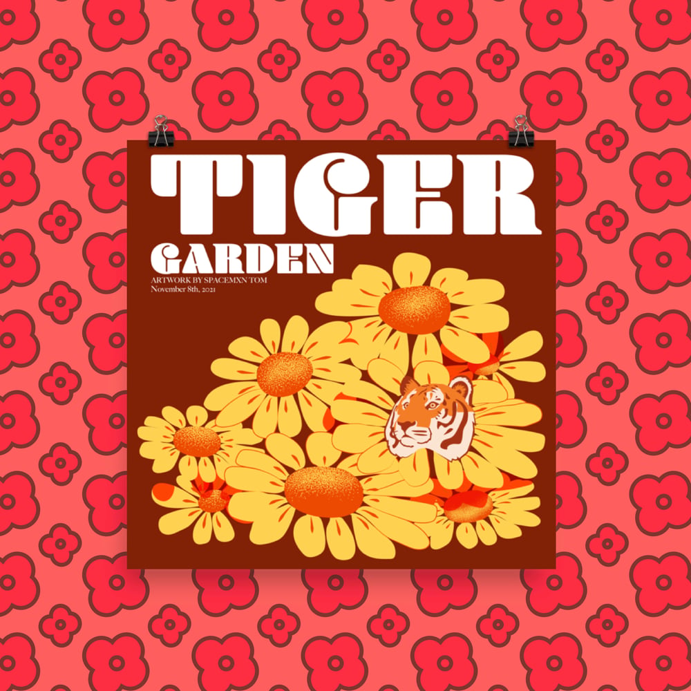 Tiger Garden Poster