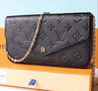  Black flower Crossbody preorder 