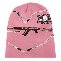 PINK AK-LOVE BEANIE