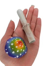 Image 4 of Black Mushie Pipe & Mush-Stash Tube