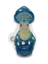Image 2 of Blue Mushie Pipe & Mush-Stash Tube