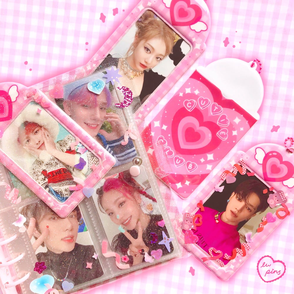 Cutie Club Photocard Holder Keychain