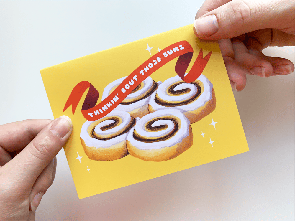 Image of Buns Greeting Card 