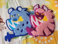 Image 1 of Hyena Fuzzy Iron-on Patches! *PREORDER!!! CHECK DESC