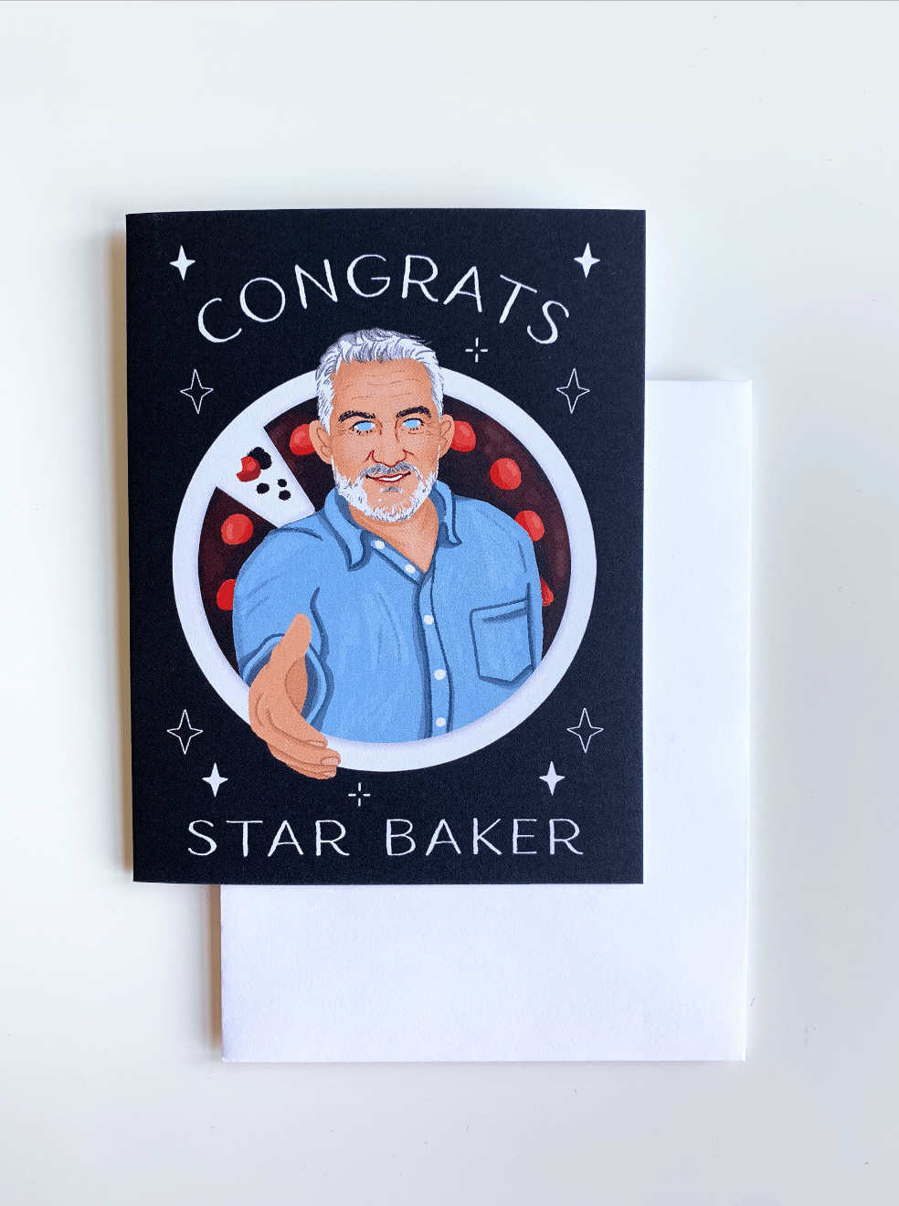 Image of Congrats Star Baker Greeting Card