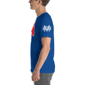 Image of Shamrock Lightning Bolt Blue T-Shirt