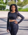 BÈL FANM® Black Athleisure Wear