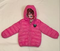 Image 1 of Disney Minnie Mouse Girls’ Toddler Light Weight Pink Puffer Jacket