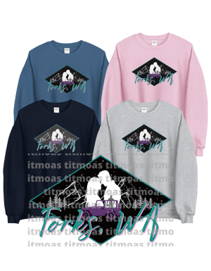 Forks WA 80's Vibes Crewneck