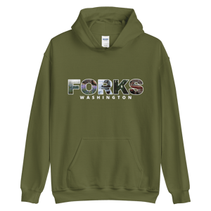 FORKS, WA aesthetic hoodie