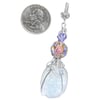 Anandalite Handmade Pendant with Wedding Cake Bead