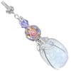 Anandalite Handmade Pendant with Wedding Cake Bead