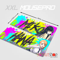 Miko & Hana Mousepad - Mieruko Chan