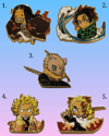 Demon Slayer enamel pins