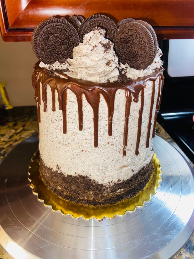 Oreo cookies X cream cake