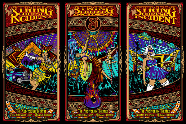 Image of The String Cheese Incident - The Auditorium Theatre, Chicago NYE 2021-22