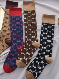 Image 2 of Knee-hi Luxury Socks